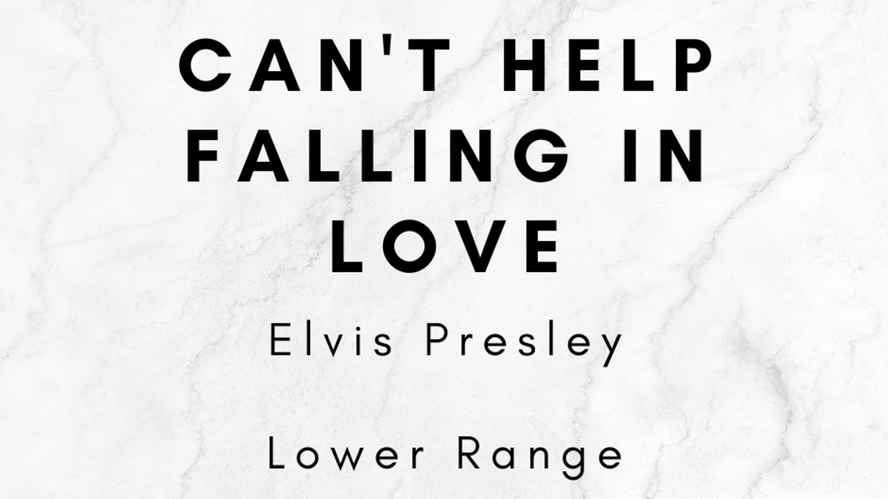 Can't Help Falling in Love - Lower